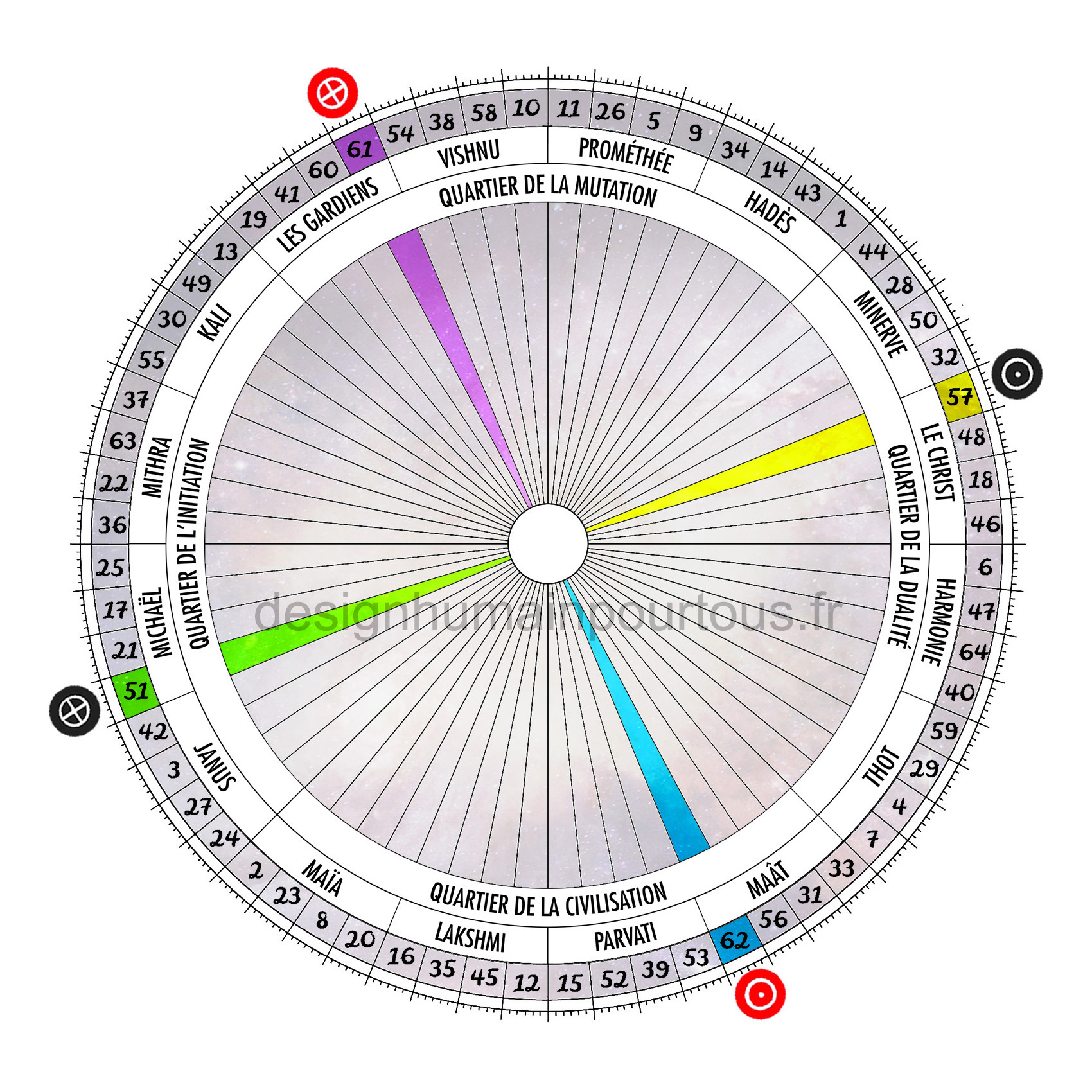 Croix de l'angle ouvert du clairon (57/51 | 62/61)