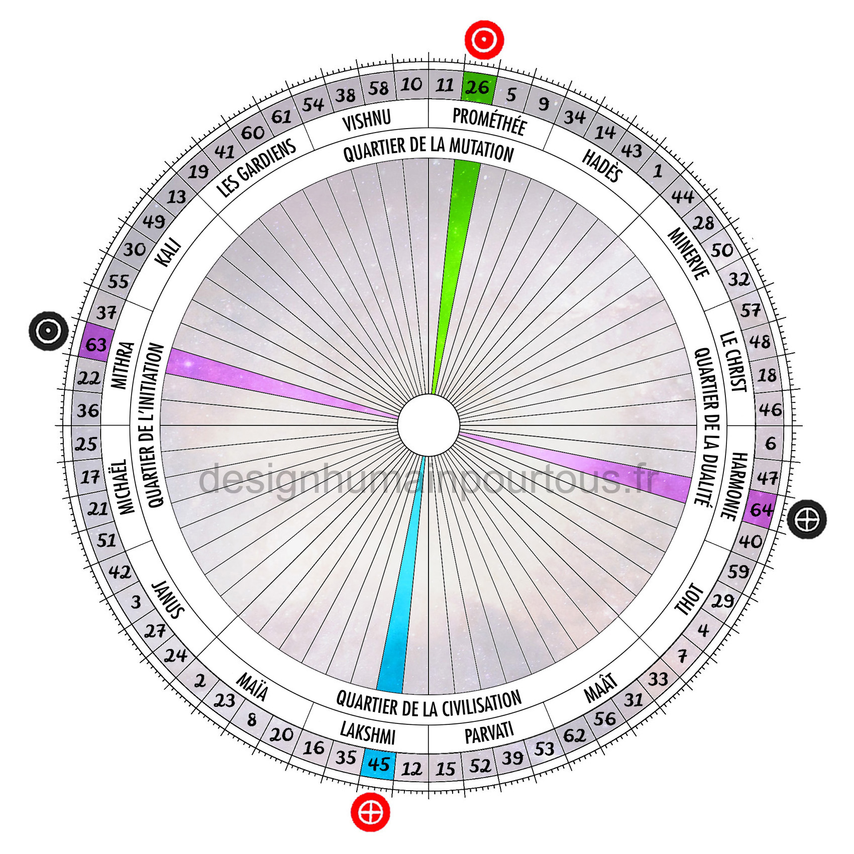 Croix de l'angle ouvert de dominion (63/64 | 26/45)